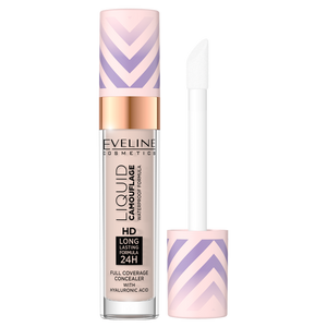 Eveline Liquid Camouflage Waterproof Concealer with Hyaluronic Acid No. 02 Light Vanilla 7.5ml