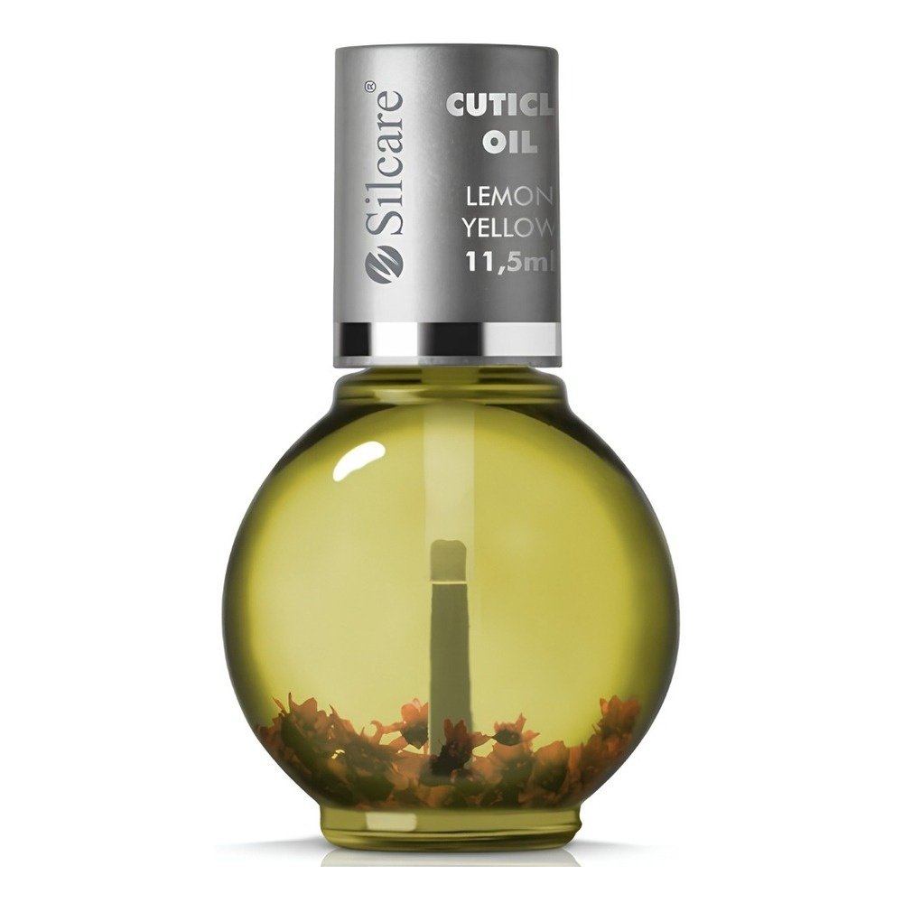 Silcare Garden of Colour Lemon Yellow olejek do paznokci i skórek z kwiatami 11.5ml