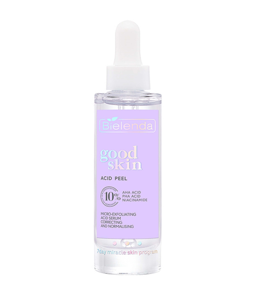 Bielenda Good Skin Acid Peel Micro Exfoliating Correcting Normalizing Serum 30ml