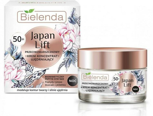 Bielenda Japan Lift 50+ Smoothing Anti-Wrinkle Night Cream Concentrate 50ml