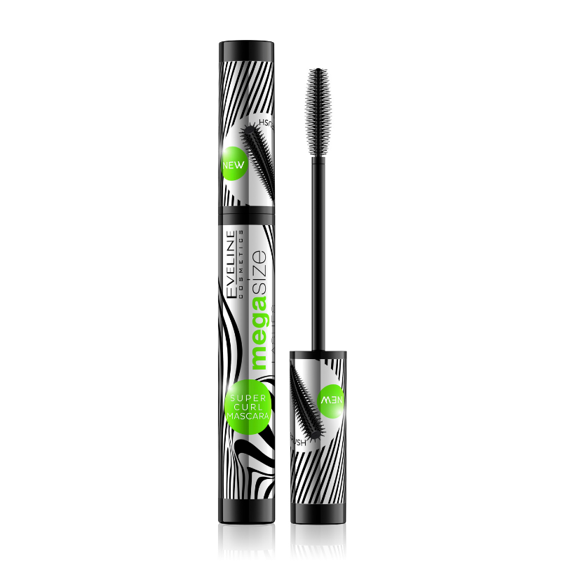 Eveline Mega Size Lashes Super Curl Mascara Extending and Curling 10ml