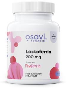 Osavi Lactoferrin 200mg for Iron Absorption and Immunity 30 Capsules