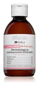 Bielenda Capillaries Kojący Płyn Micelarny do Skóry Skłonnej do Zaczerwienień 250ml