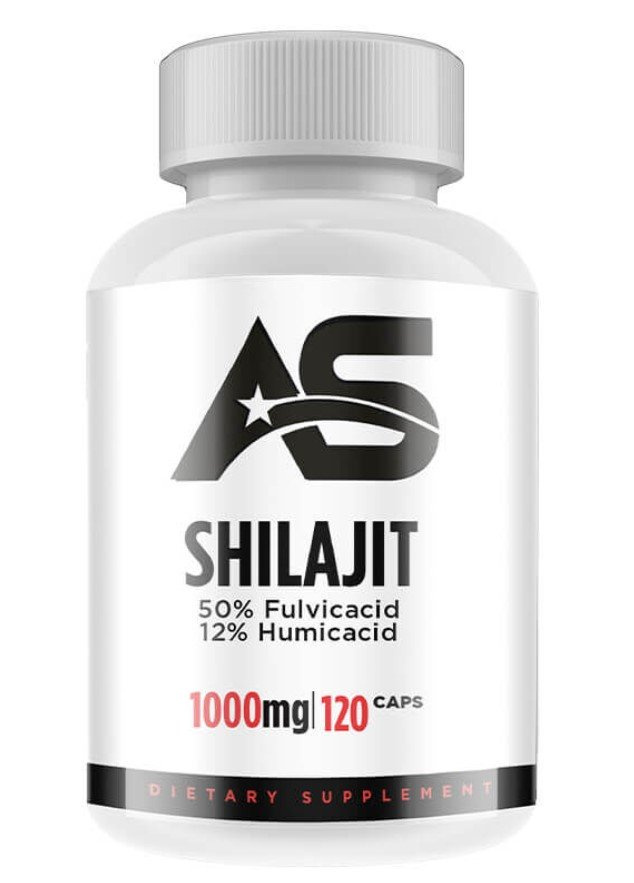 American Supps Shilajit 1000mg for Demanding Men and Women 120 Caps