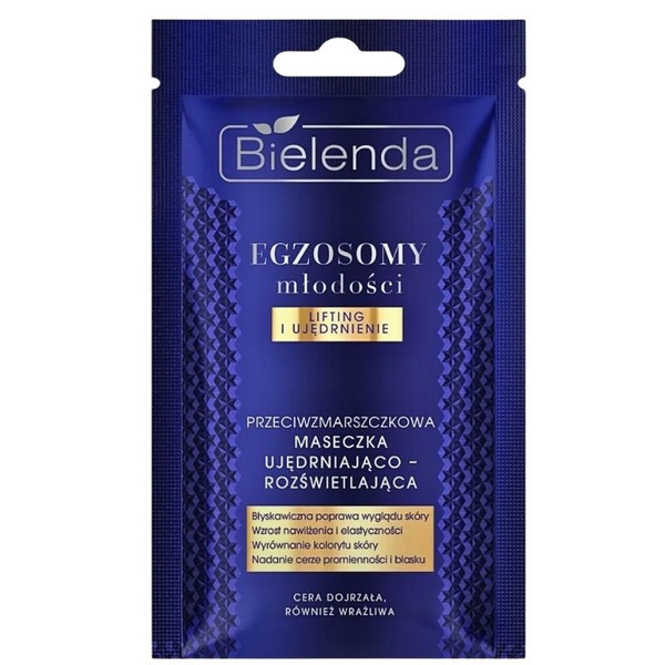 Bielenda Exosomes of Youth Anti-Wrinkle Firming and Brightening Mask for Mature and Sensitive Skin 8g