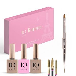 IQ Nails Brilliant Nail Zestaw do Manicure Francuskiego