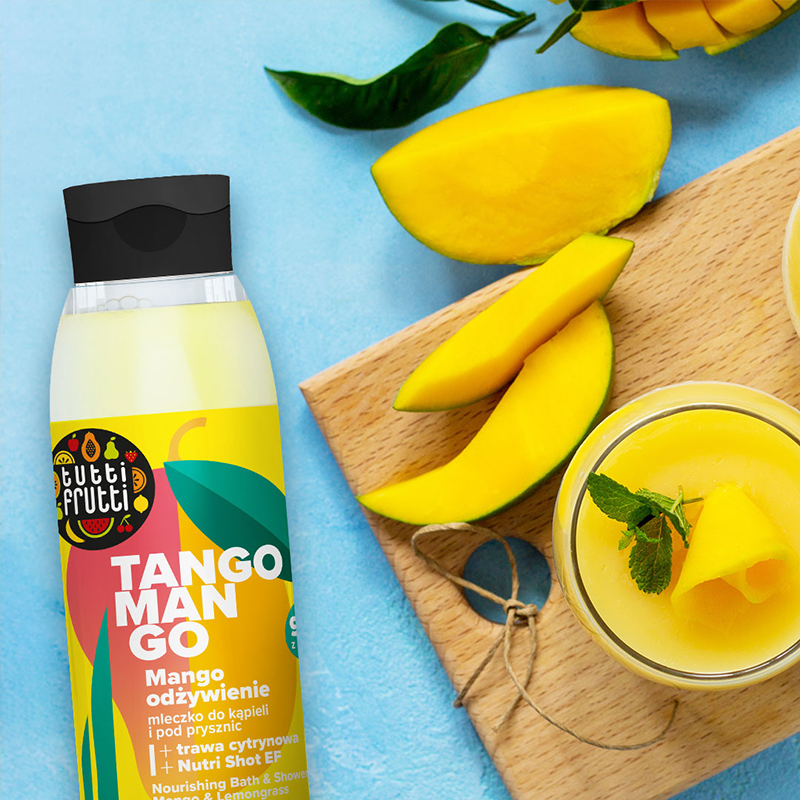 Tutti Frutti Nourishing Bath and Shower Milk Mango and Lemongrass + Nutri Shot EF 400ml