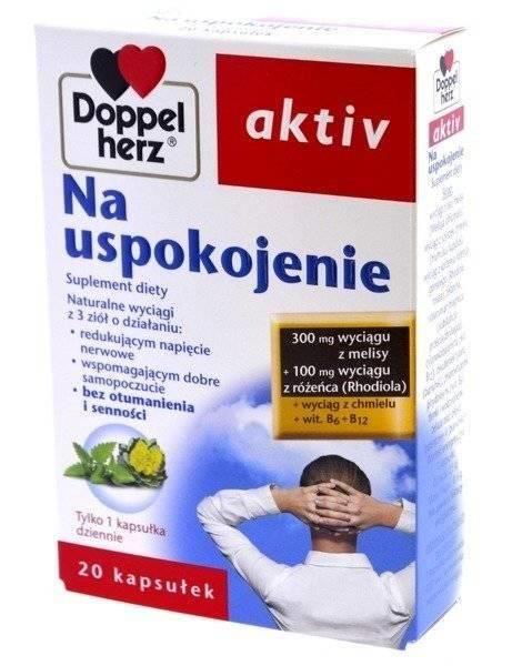 Doppelherz Aktiv for Calming Nervous States Improves Well-Being 20 Capsules