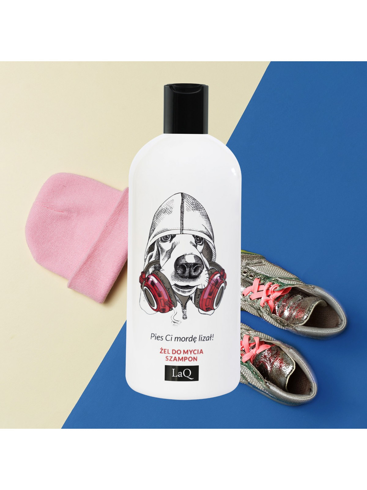 LaQ Dog Washing Gel and Hair Shampoo 2in1 for Men 300ml