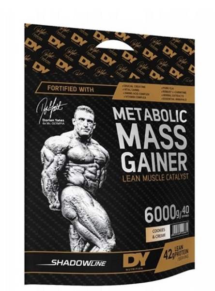 Dorian Yates Metabolic Mass Gainer, Cookies & Cream - 6000g