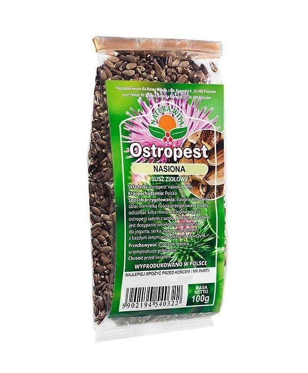 Natura Wita Herbal Milk Thistle Dried Seeds for Liver Functioning Support 100g