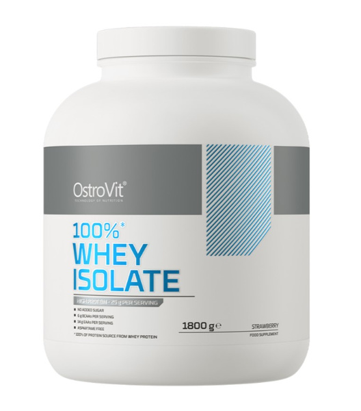 OstroVit 100% Whey Isolate, Strawberry - 1800g