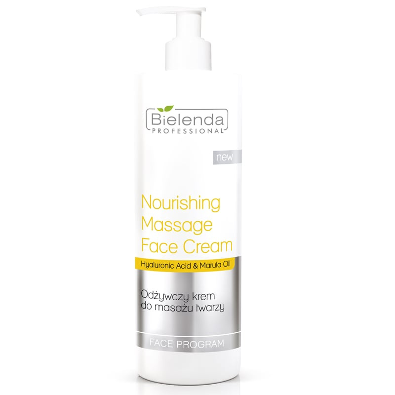 Bielenda Professional Nourishing Massage Cream with Hyaluronic Acid 500ml