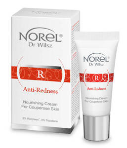 Norel Anti Redness Odżywczy Krem do Cery Naczynkowej 15ml