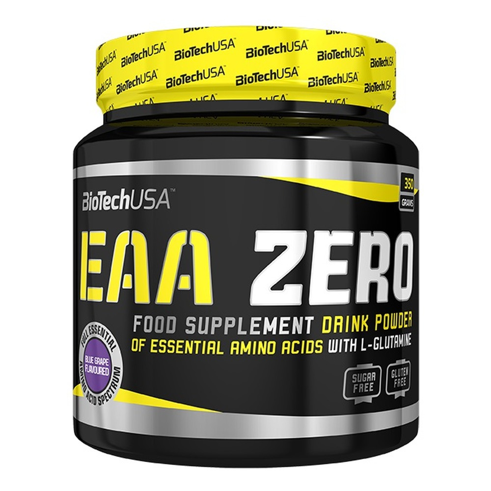 BioTechUSA EAA Zero Aminokwasy EAA w proszku, Niebieskie Winogrono 350g