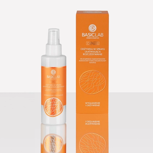 BasicLab Capillus Wygładzający Spray Ułatwiający Rozczesywanie 150ml