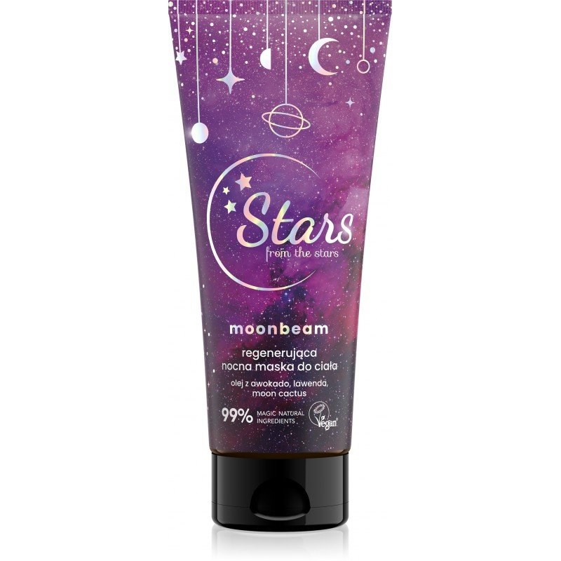 Stars from the Stars Moonbeam Regenerująca Nocna Maska do Ciała 200ml