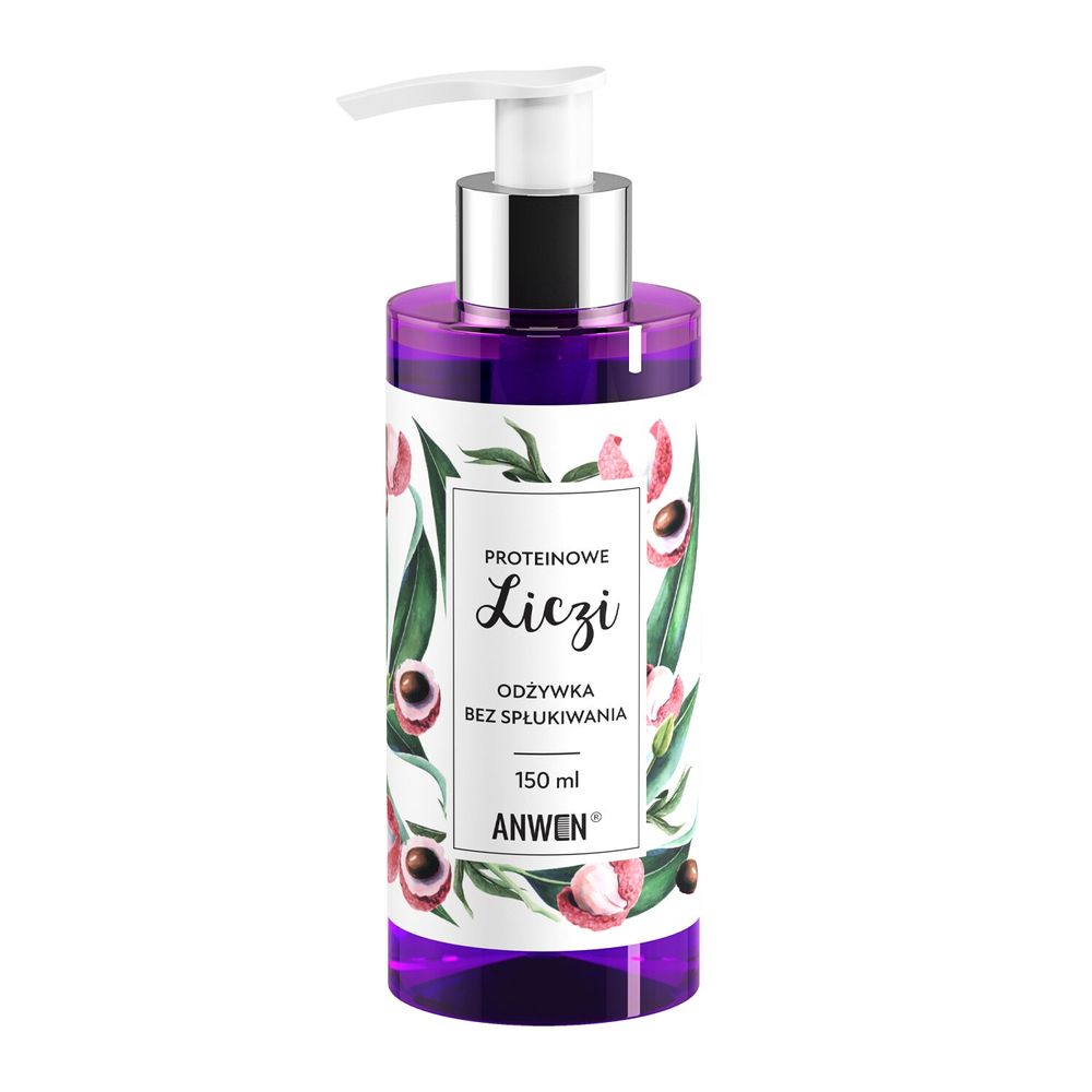 Anwen Lychee Protein Leave-In Conditioner for Medium Porosity Hair - 150ml