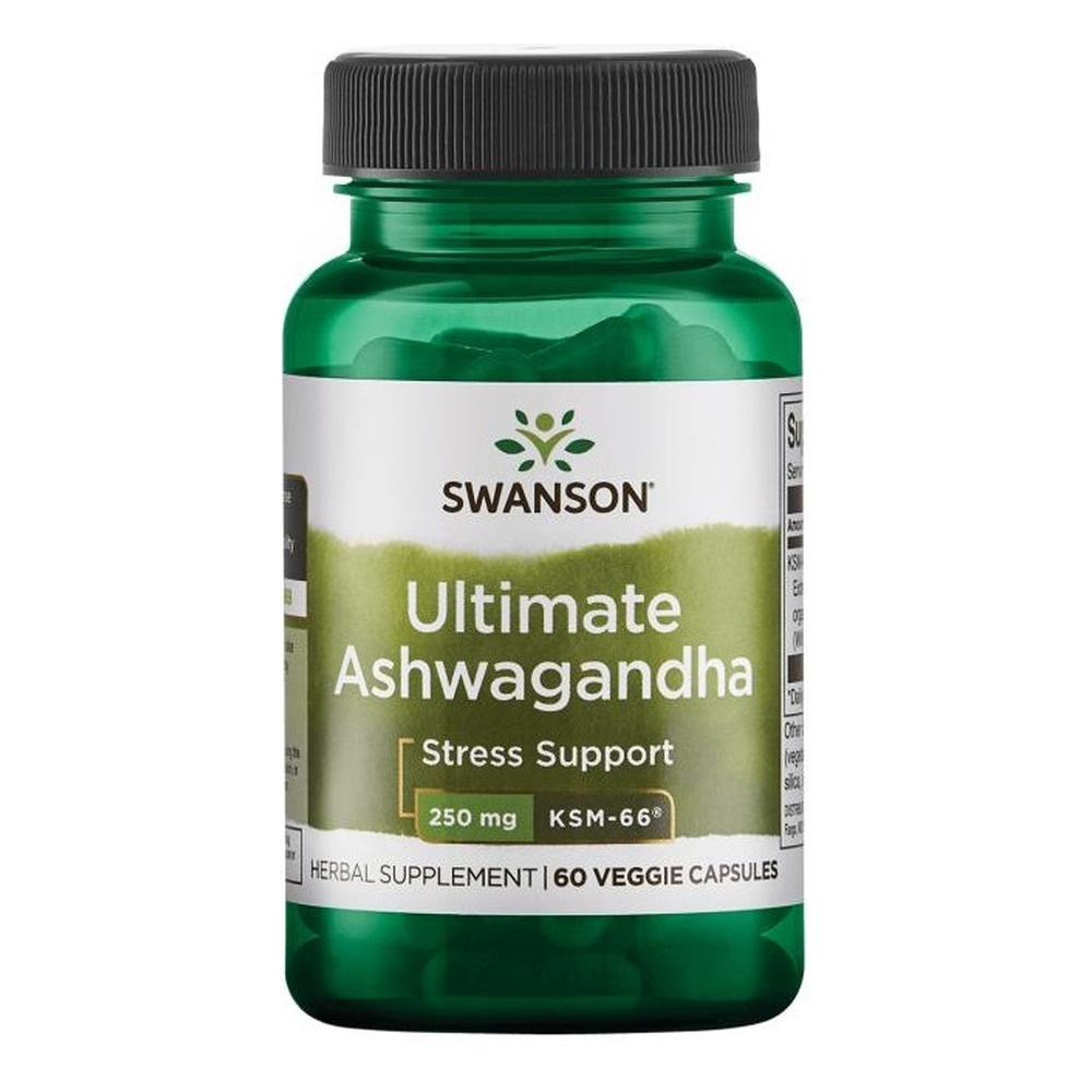 Swanson Ashwagandha Ultimate KSM-66 250mg 60 Kapsułek