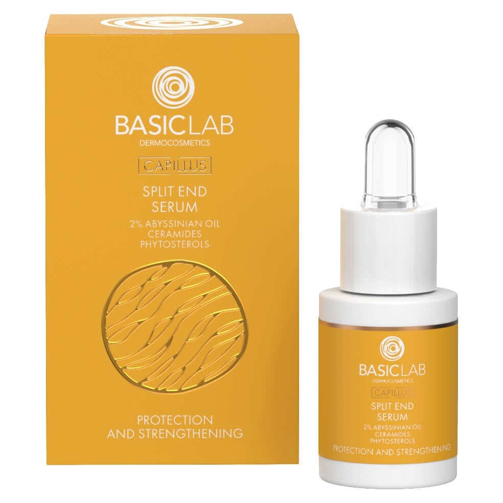 BasicLab Capillus Serum na Końcówki Ochrona i Wzmocnienie 15ml
