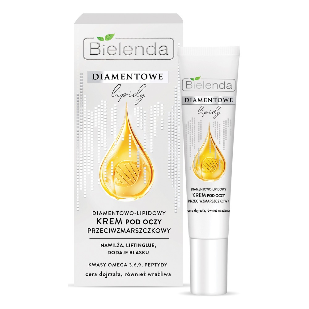Bielenda Diamond Lipids Diamond-Lipid Anti-Wrinkle Eye Cream for Mature and Sensitive Skin 15ml