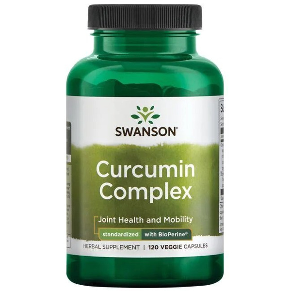 Swanson Curcumin Complex Wsparcie Organizmu 120 Kapsułek