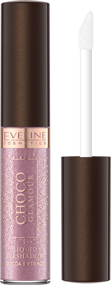 Eveline Choco Glamour Wodoodporne Cienie w Płynie Nr 04 6,5ml