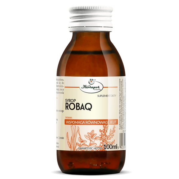 Herbapol Syrop Robaq Wspiera Równowagę Jelit 100ml