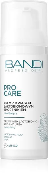 Bandi Professional Pro Care Nawilżający Krem z Kwasem Laktobionowym i Mocznikiem 50ml