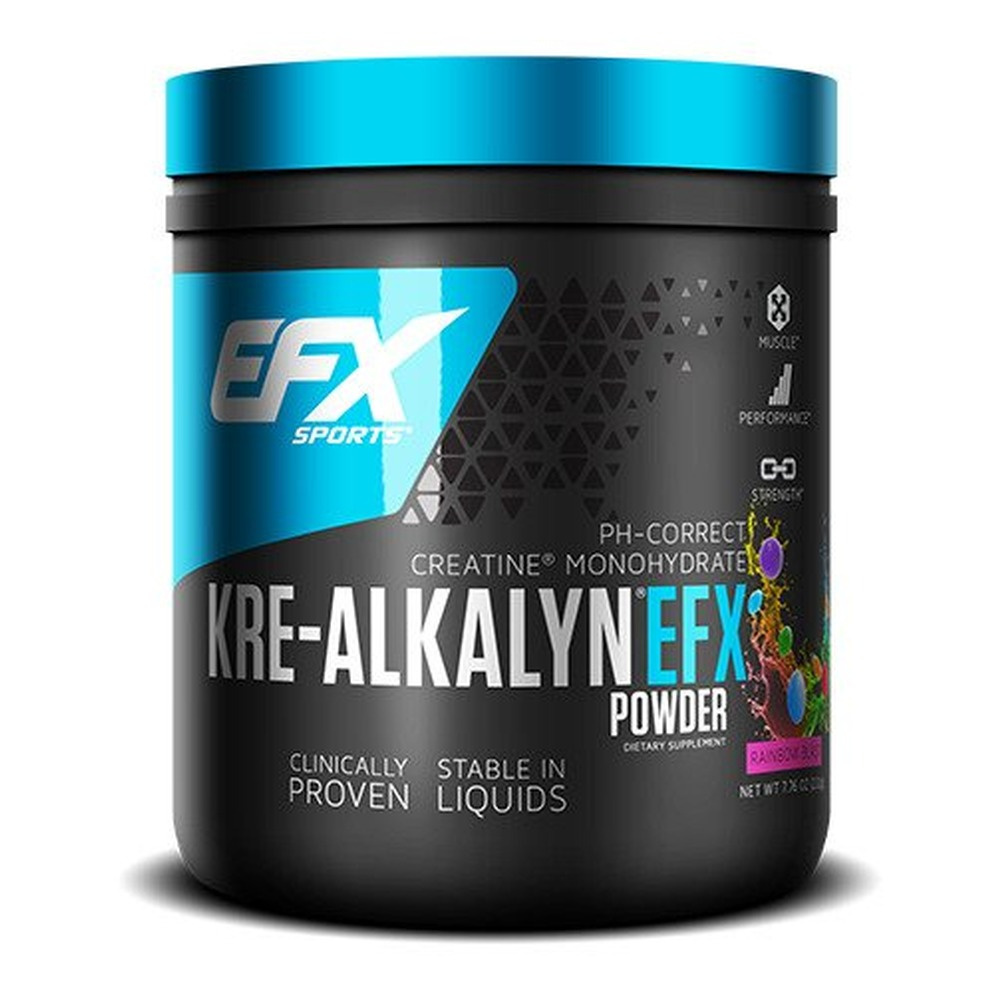 EFX Sports Kre-Alkalyn Kreatyna w proszku, Rainbow Blast 220g
