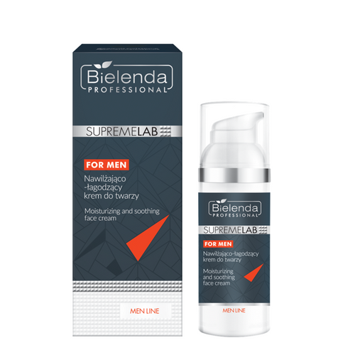 Bielenda Professional SupremeLab Men Line Nawilżająco-Łagodzący Krem do Twarzy 50ml