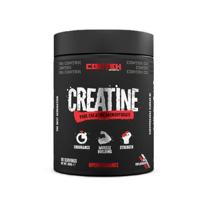 Conteh Sports Creatine Monohydrate Micronised Powder Unflavoured For Strength and Endurance 400g