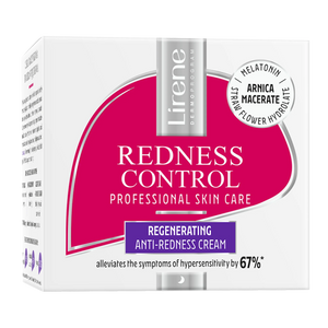 Lirene Redness Control Regenerating Cream Soothing Redness for Sensitive Skin at Night 50ml
