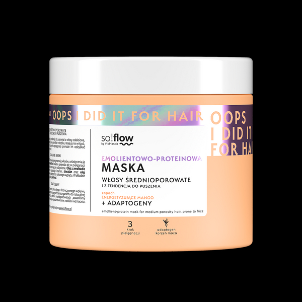 So!Flow Luxe Protein Mask for Medium Porosity Hair with Frizz Control - 400ml