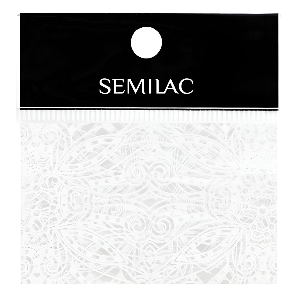 Semilac Nail Transfer Foil White Lace 15