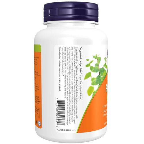 Now Foods Liver Refresh Wspiera Procesy Detoksykacji Organizmu 90 Kapsułek