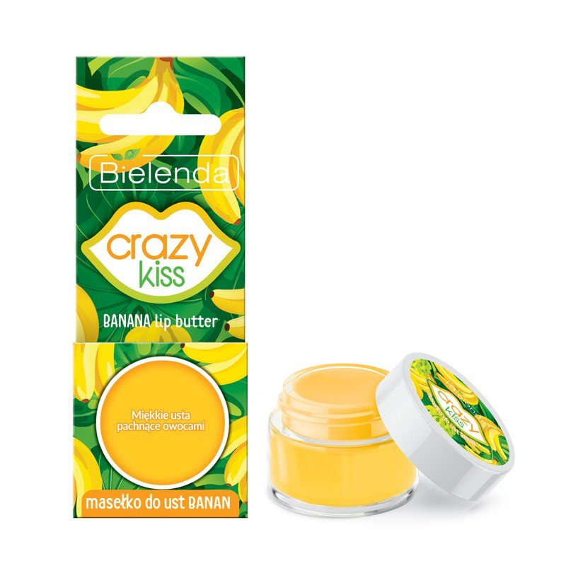 Bielenda Crazy Kiss Masełko do Ust Banan 10g