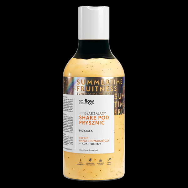 So!Flow by Vis Plantis Luxury Papaya & Orange Smoothing Shower Shake 400ml