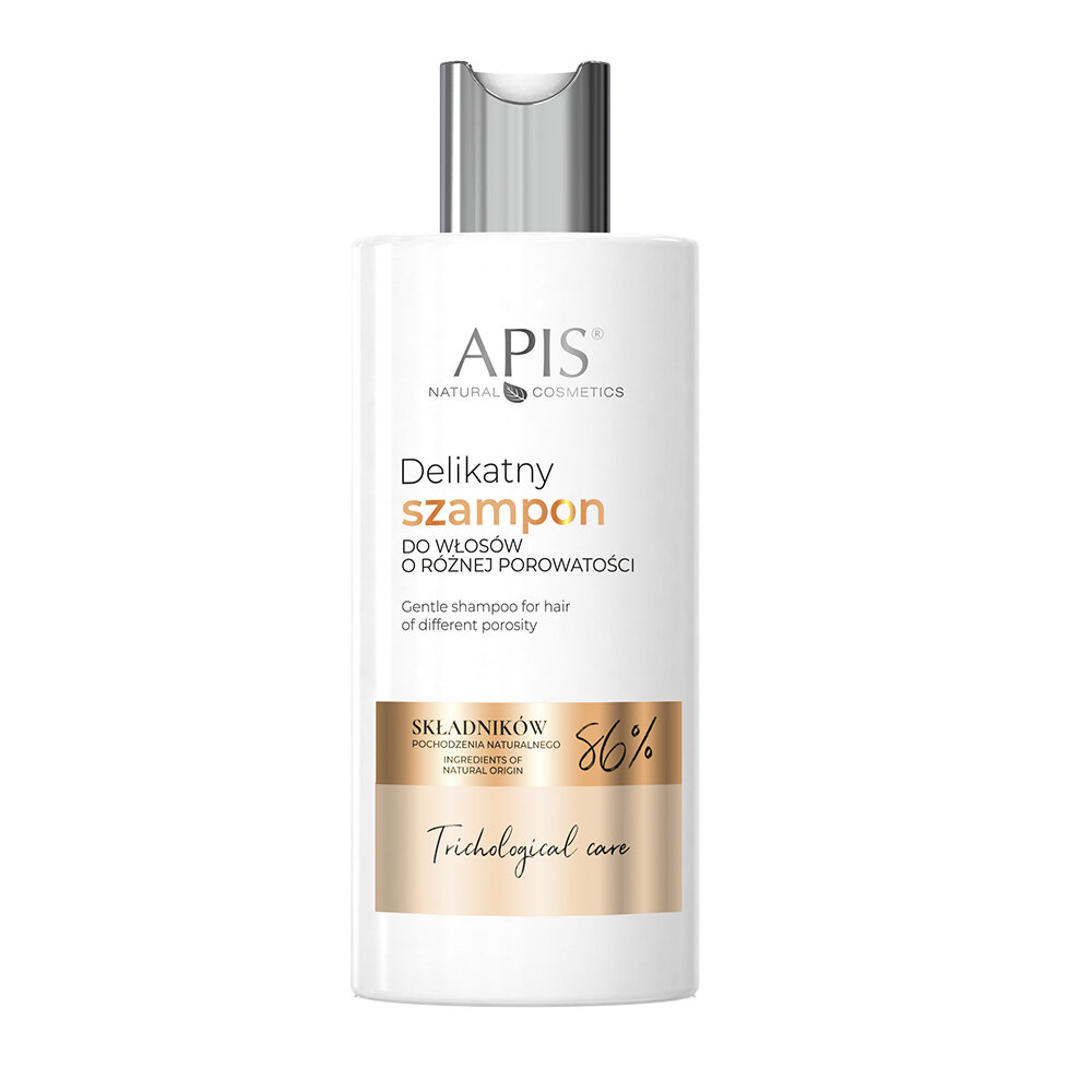 Apis Trichology Line Gentle Shampoo for Hair of Different Porosity 300ml