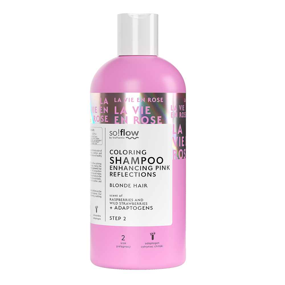 So!Flow Pink Reflection Shampoo for Vibrant Blonde Hair 300ml