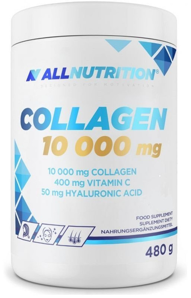 Allnutrition Collagen Hydrolyzed Collagen with Vitamin C and Hyaluronic Acid Orange 480g