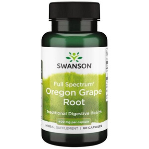 Swanson Full Spectrum Oregon Grape Root 400mg 60 Capsules