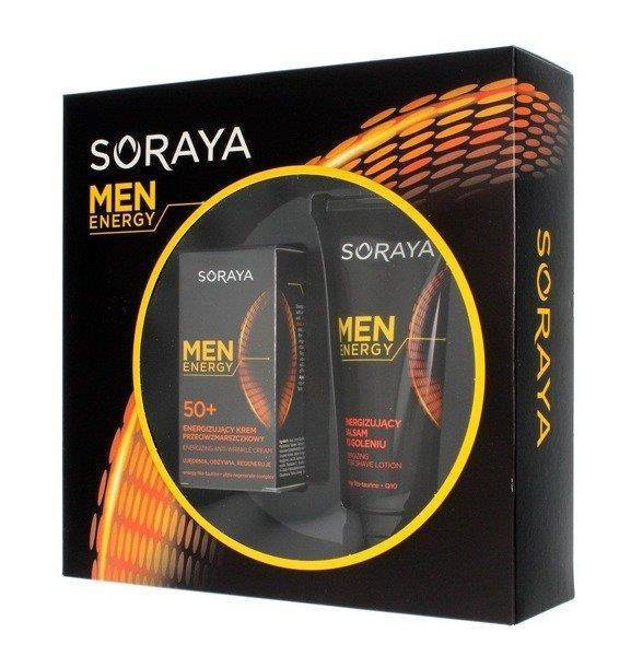 Soraya Men Energy Gift Set Cream 50+ 50ml + After Shave Balm 150ml 