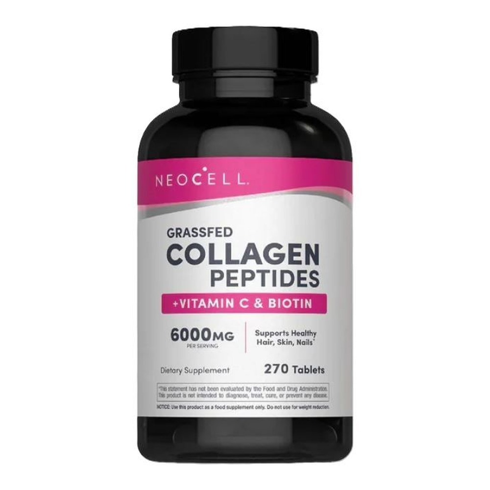 NeoCell Grassfed Collagen with Vitamin C and Biotin For Skin Hair and Nails 270 Tablets