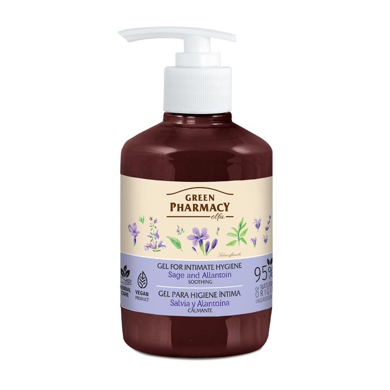 Green Pharmacy Soothing Intimate Hygiene Gel Sage and Allantoin 370ml