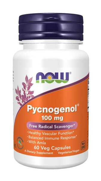 Now Foods Pycnogenol 100mg Supports Immune System 60 Capsules