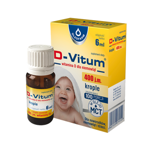 Oleofarm D-Vitum Witamina D Dla Niemowląt Krople 6 ml