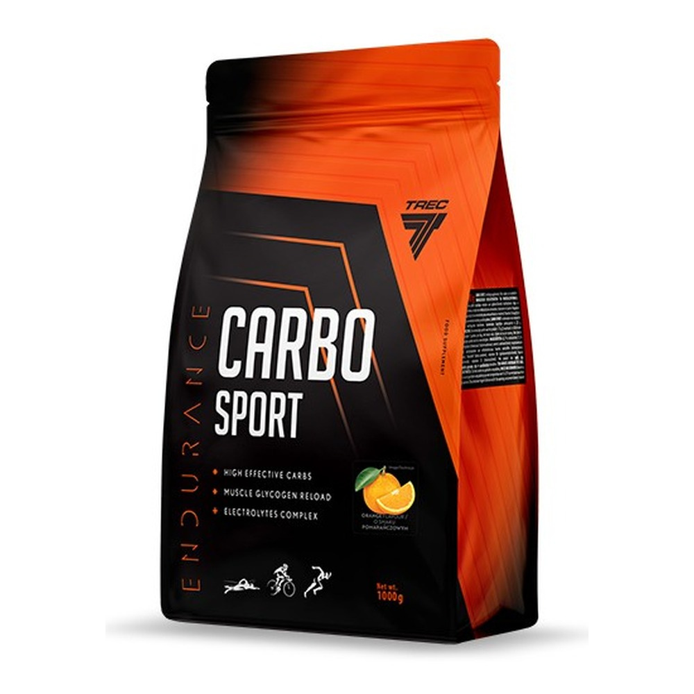 Trec Nutrition Endurance Carbo Sport Odżywka Węglowodanowo-Mineralna Orange 1000g