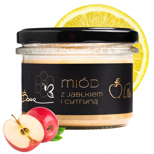 Bona Honey with Apple and Lemon Multi-Flower Natural Delicious Flavor 245g