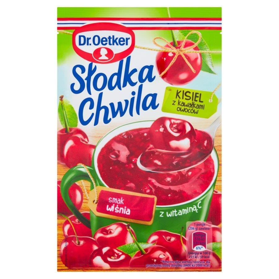 Dr. Oetker Sweet Moment Jelly with Pieces of Fruit Taste Cherry 31.5g